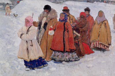 A Family, 1909 by Sergej Vasilevic Ivanov